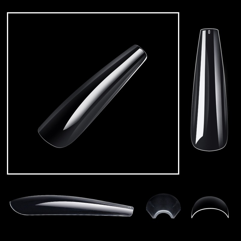 Nail Tips Factory - OEM 120pcs Acrylic Coffin Forms