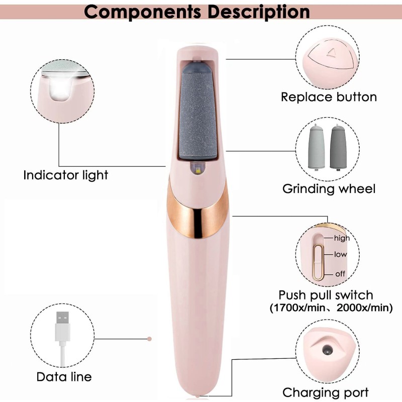 Electric Foot File Manufacturer - OEM Rechargeable Callus Remover
