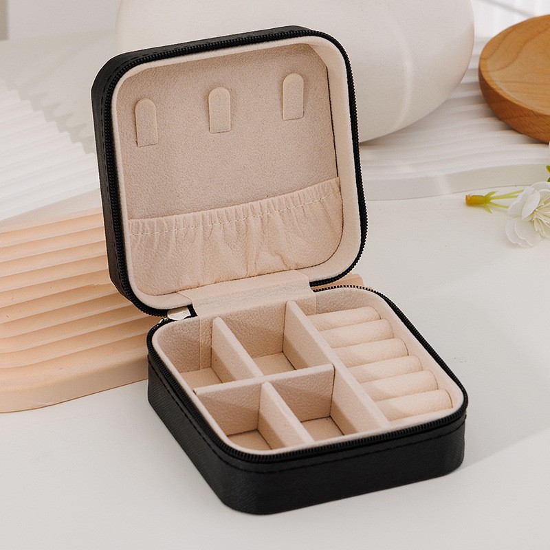 Jewelry Case Manufacturer - OEM Portable PU Leather Box