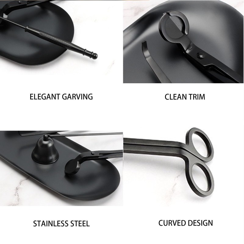 Candle Tool Set Manufacturer - OEM 4PCS Stainless Steel