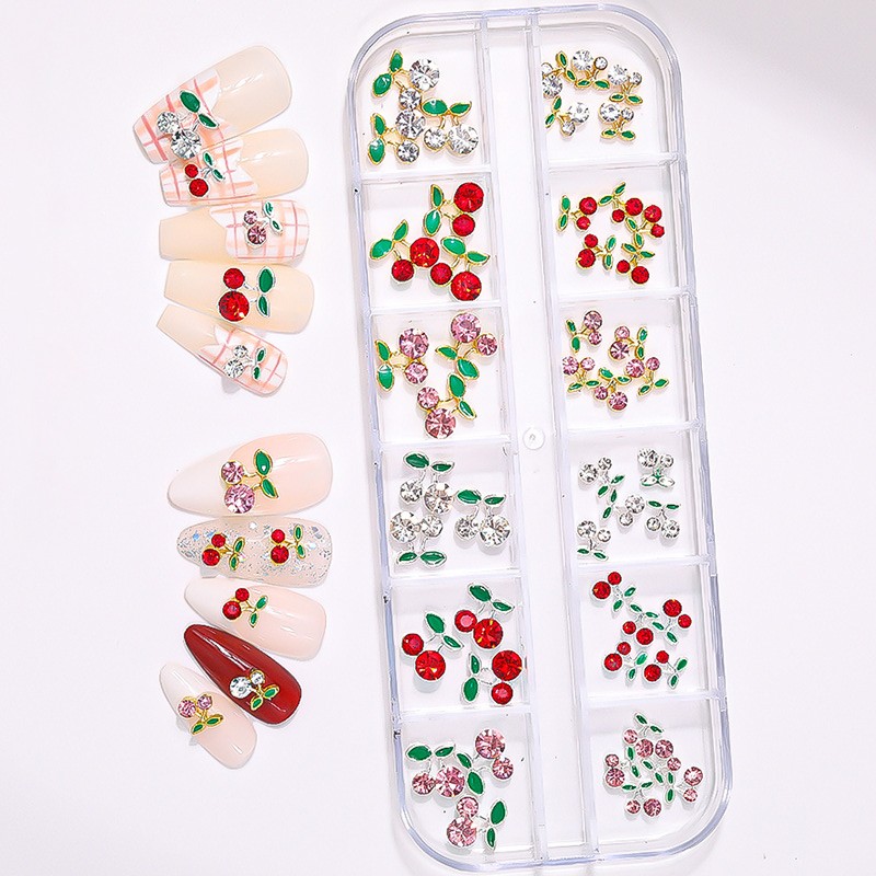 Nail Charms Factory - OEM 3D Alloy Rhinestones Decoration