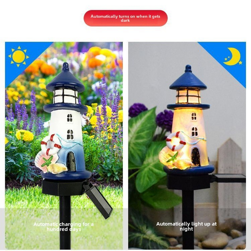 Solar Lawn Light Supplier - OEM Waterproof Creative Resin Ground