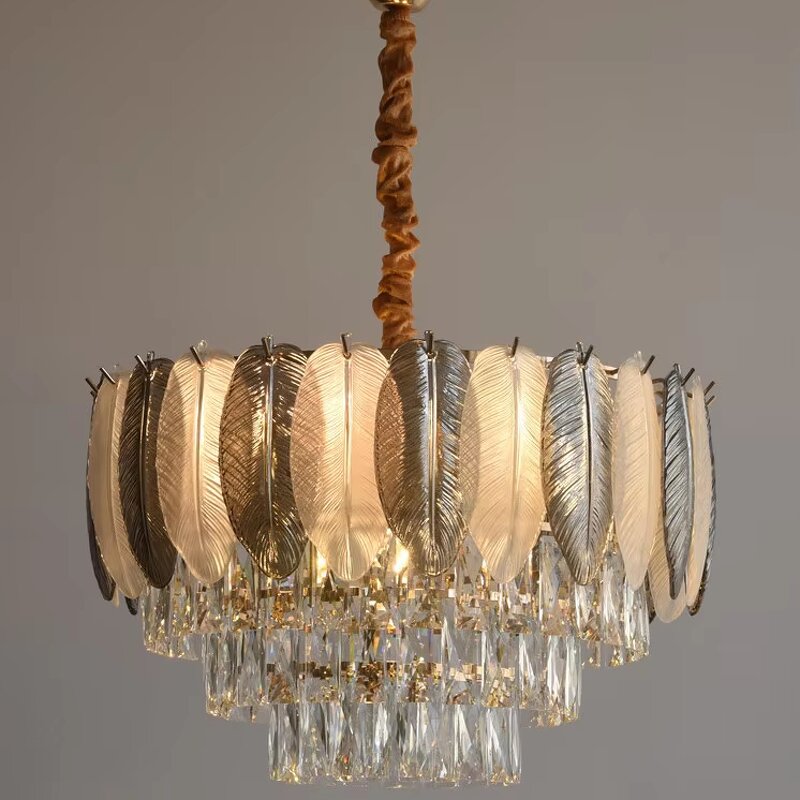 Glass Chandelier Supplier - OEM 2024 Romantic LED Pendant Light