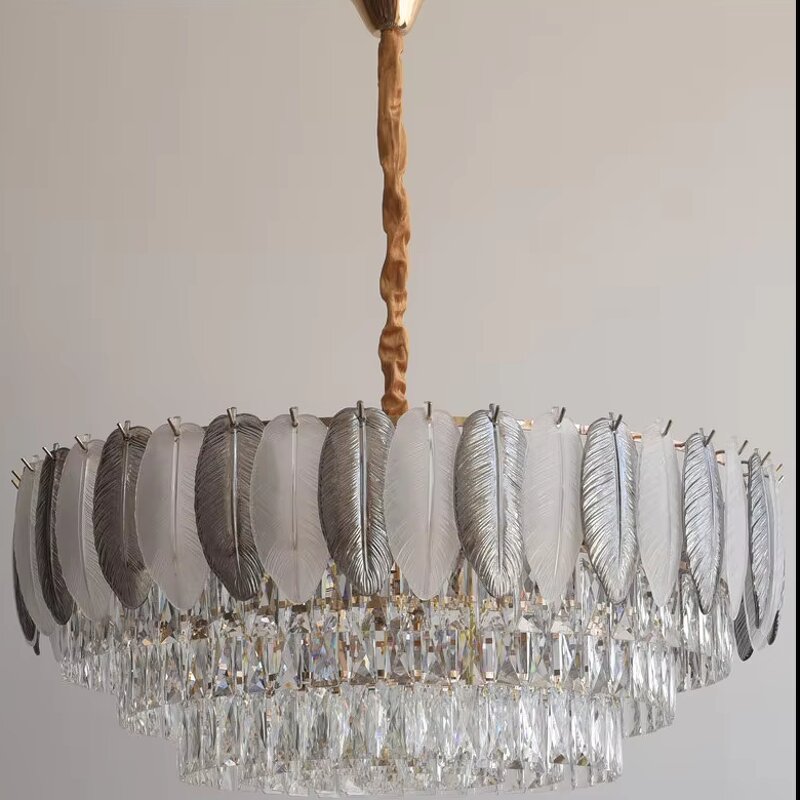 Glass Chandelier Supplier - OEM 2024 Romantic LED Pendant Light