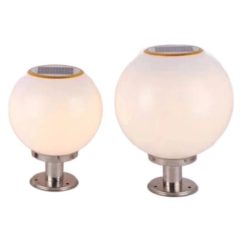 Solar Globe Light Supplier - OEM Outdoor Landscape Pillar Light