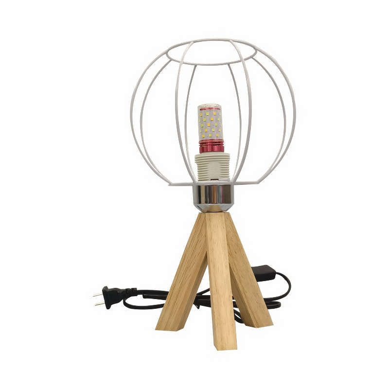 Table Lamp Kit Supplier - OEM Handmade Woven Solid Wood DIY