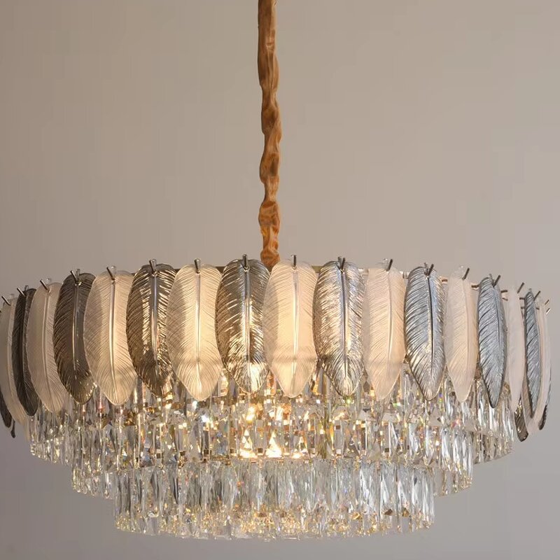 Glass Chandelier Supplier - OEM 2024 Romantic LED Pendant Light