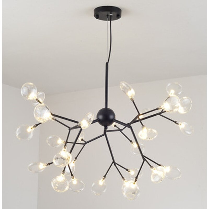 LED Chandelier Manufacturer - OEM Crystal Bedroom Oval Pendant