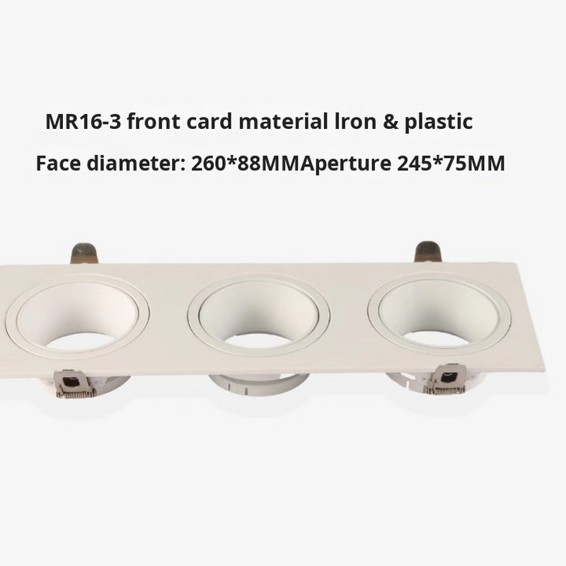 LED Lamp Cup Supplier - OEM SKD MR16 One Three Heads Iron