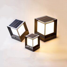Wall Lamp Supplier - OEM Simple Modern Solar Pillar Light