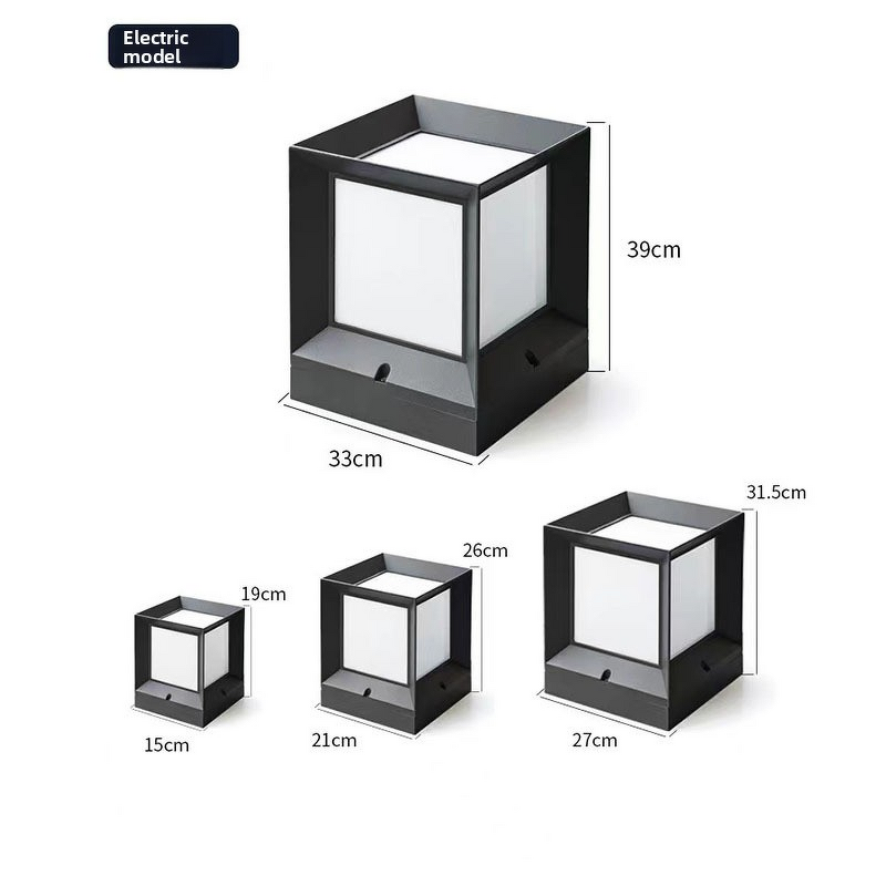 Wall Lamp Supplier - OEM Simple Modern Solar Pillar Light