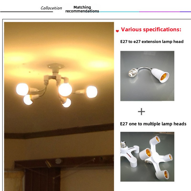 Socket Adapter Factory - OEM Multi-Head E27 Splitter Converter