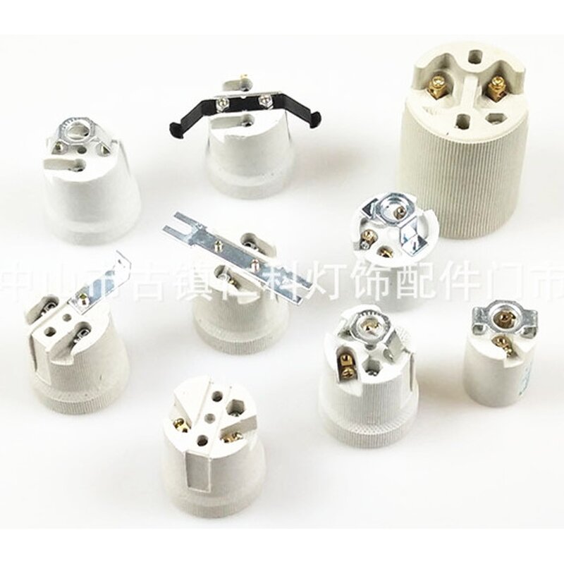 Ceramic Lamp Holder Supplier - OEM E40 E27 GU10 Ceramic Bases