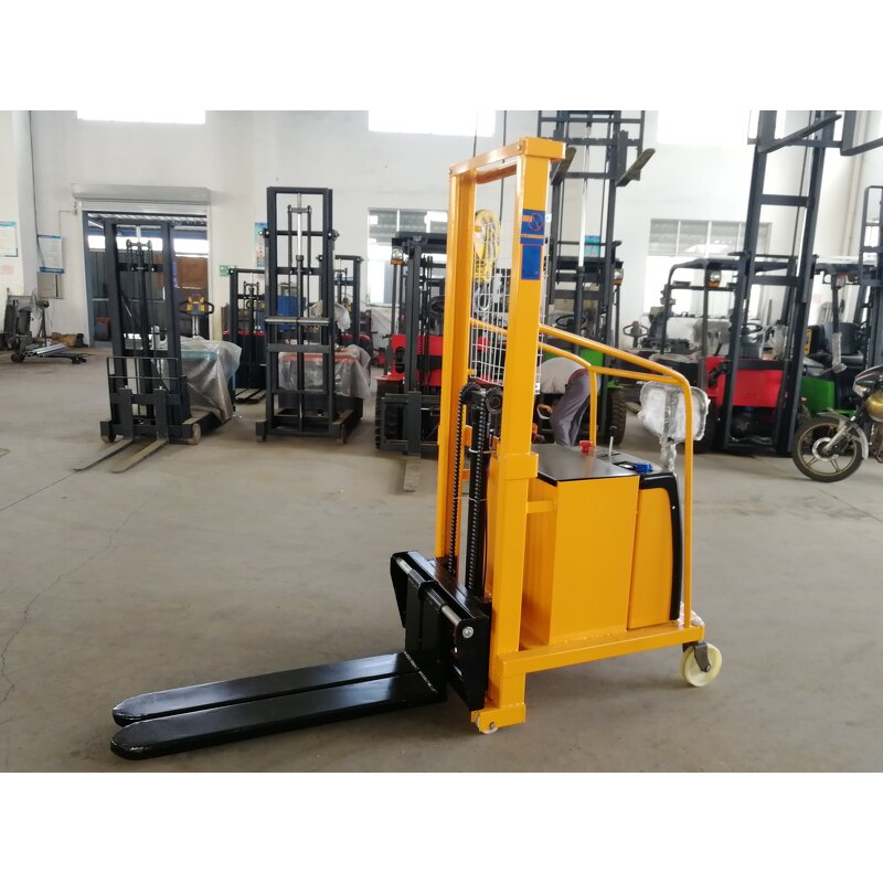 Semi Electric Stacker Factory - OEM 500KG 1.6M Counterweight