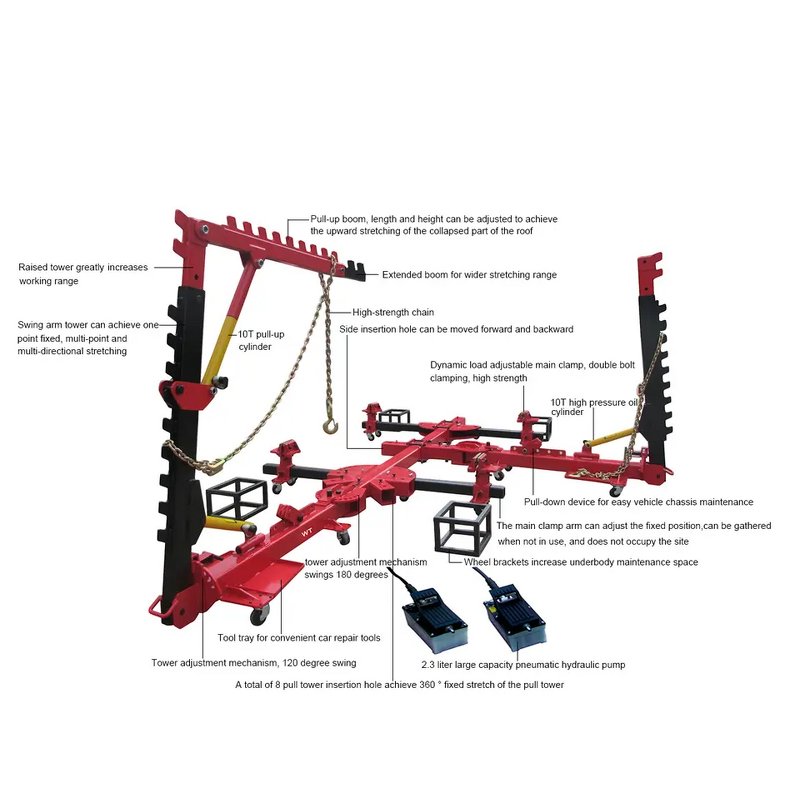 Chassis Pulling Machine Factory - OEM 3000kg Collision Repair System