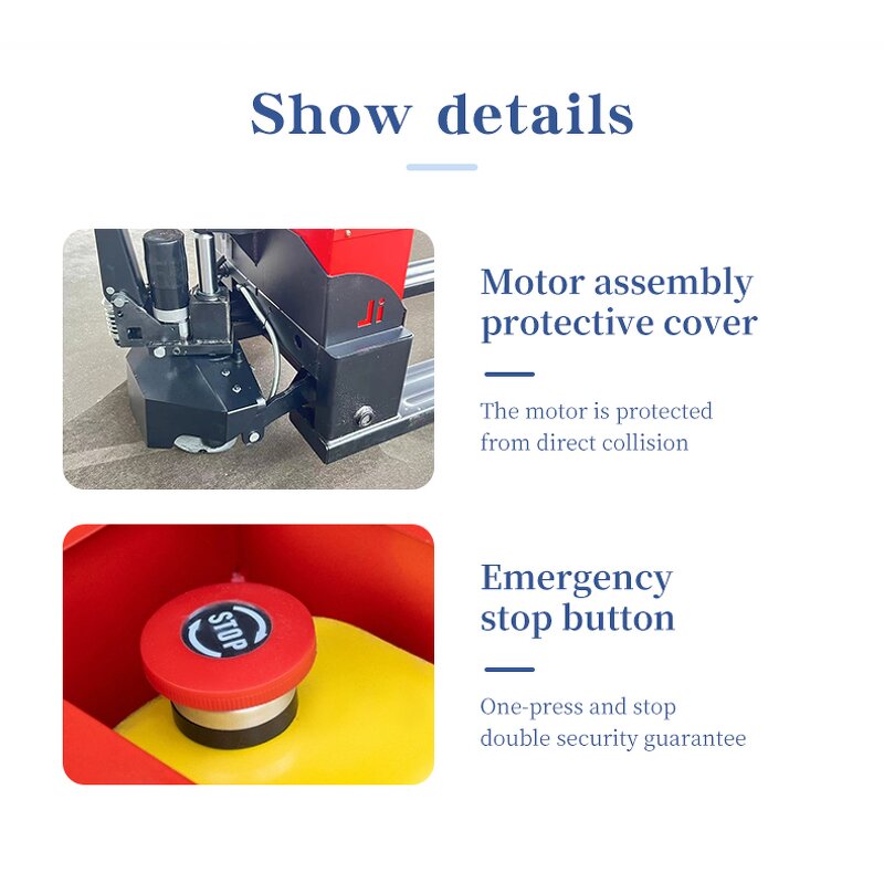 Full Electric Pallet Jack Manufacturer - OEM 1 Ton 2 Ton Battery