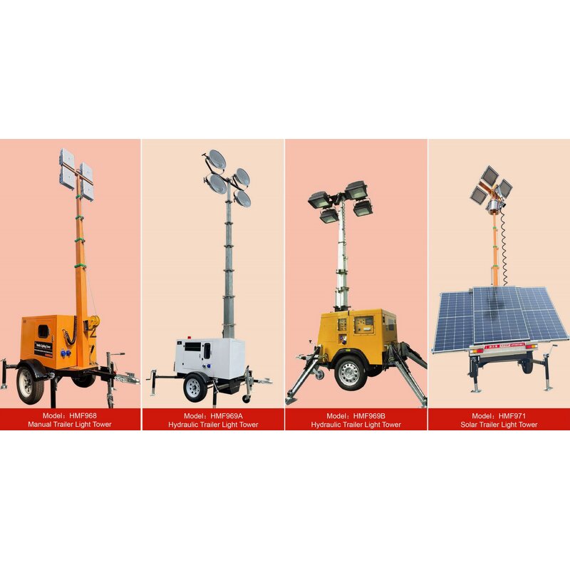 Mobile Lighting Tower Manufacturer - OEM Solar LED Diesel Mast