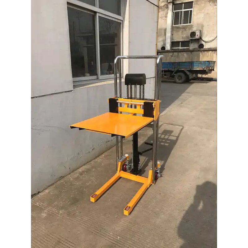 Mini Forklift Manufacturer - OEM 500KG Manual Pallet Stacker