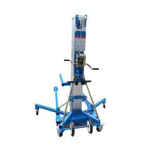 Aluminum Material Hoist Manufacturer - OEM 300kg 5-8m Vertical Lift