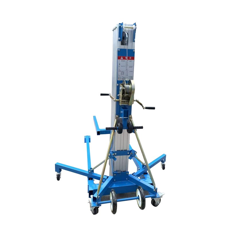 Aluminum Material Hoist Manufacturer - OEM 300kg 5-8m Vertical Lift
