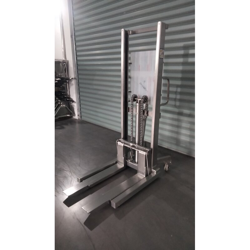 Manual Pallet Stacker Factory - OEM 2Ton 1.6M Stainless Steel