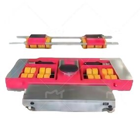 Machine Dolly Skates Factory - OEM Industrial Heavy Steel Trolley