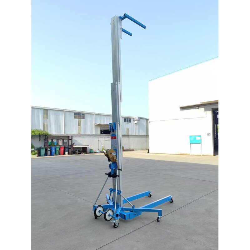 Aluminum Material Hoist Manufacturer - OEM 300kg 5-8m Vertical Lift