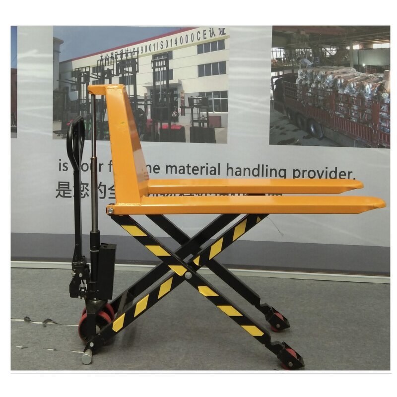 High Lift Pallet Jack Factory - OEM 1000KG 1500KG Scissor Truck