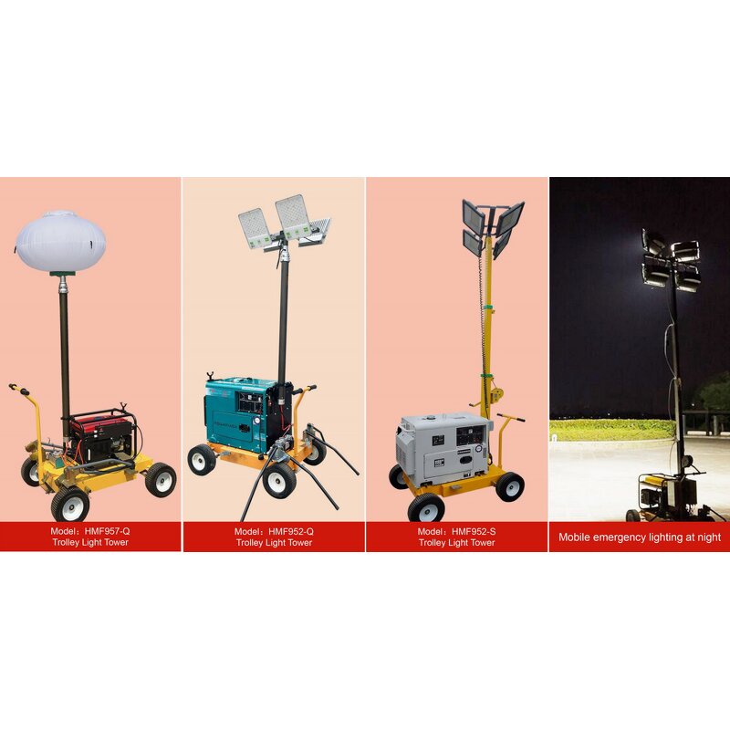 Mobile Lighting Tower Manufacturer - OEM Solar LED Diesel Mast