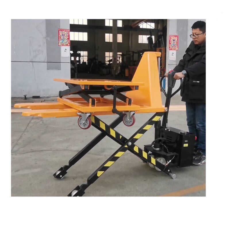 Semi Electric Pallet Jack Factory - OEM 1000kg 1500kg Forklift Stacker