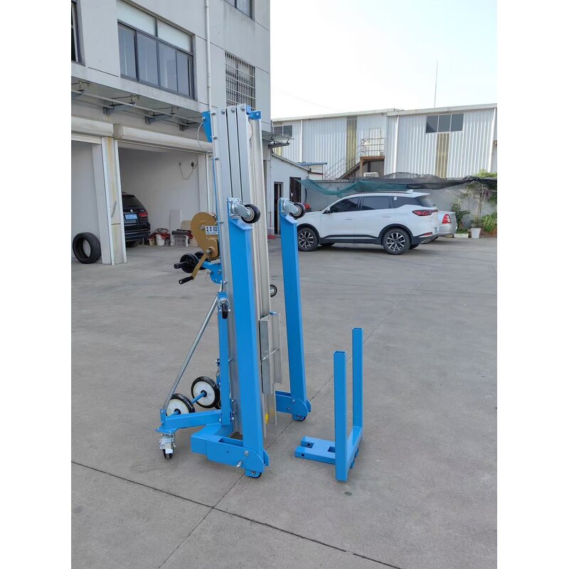 Aluminum Material Hoist Manufacturer - OEM 300kg 5-8m Vertical Lift