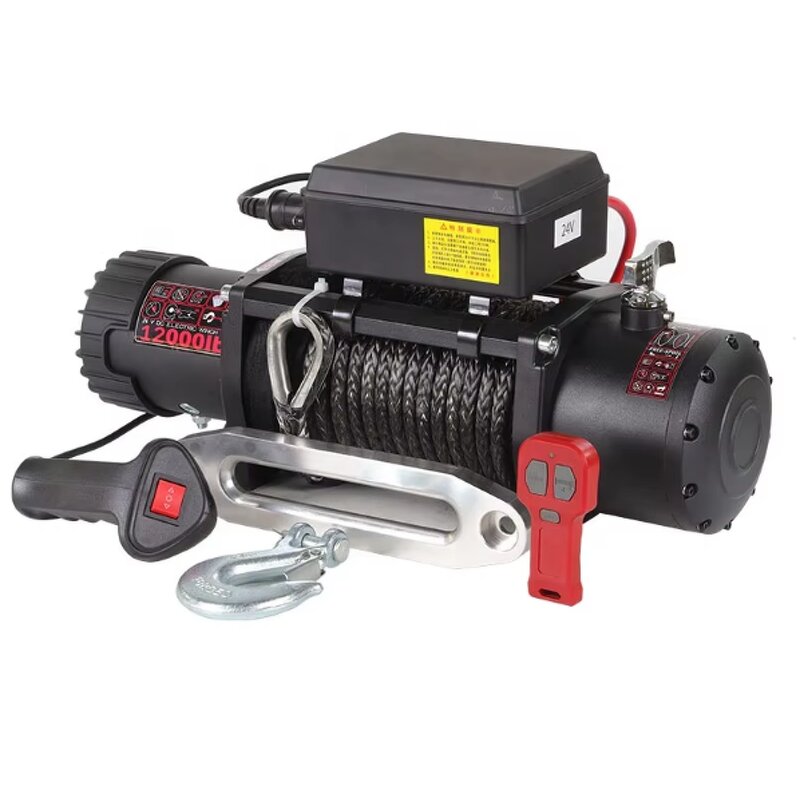 Electric Winch Factory - OEM 4x4 12000lb 12v DC Vehicle Hoist