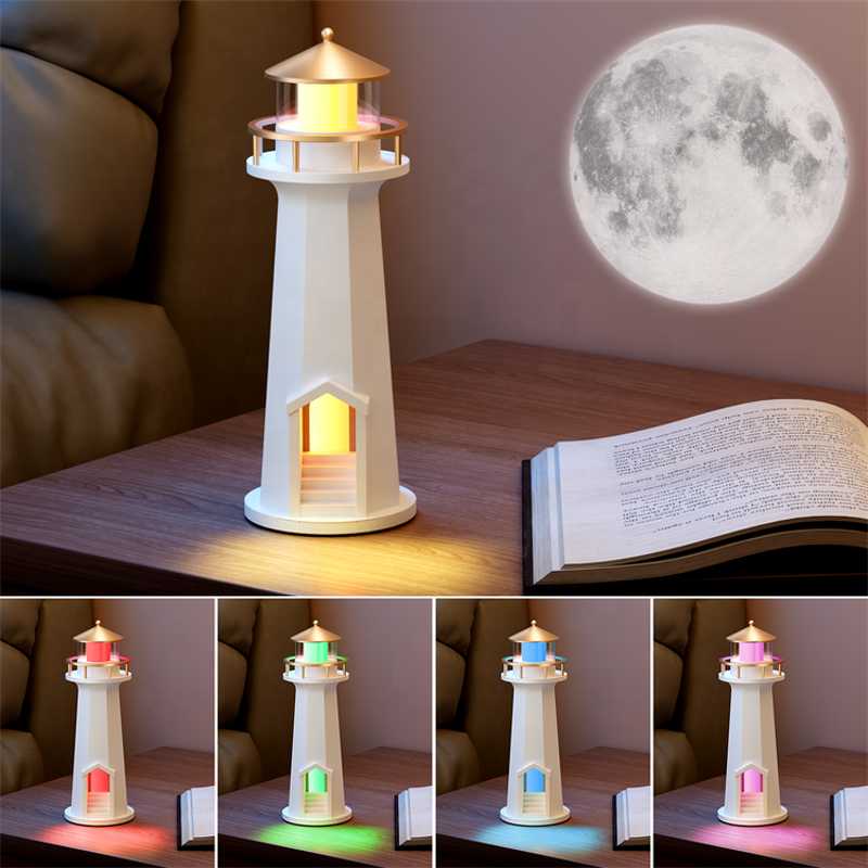 Moon Projector Night Light Factory - OEM Bedroom APP Control Rechargeable