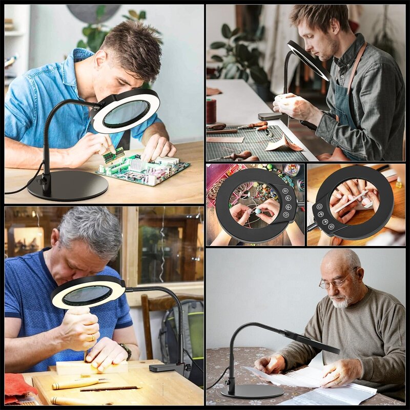 Magnifying Glass Lamp Manufacturer - OEM Wholesale Touch Control Flexible