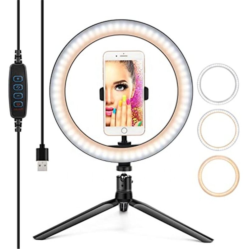 Selfie Fill Light Manufacturer - OEM 10 Inch Desk Lamp 3 Modes 10 Brightness