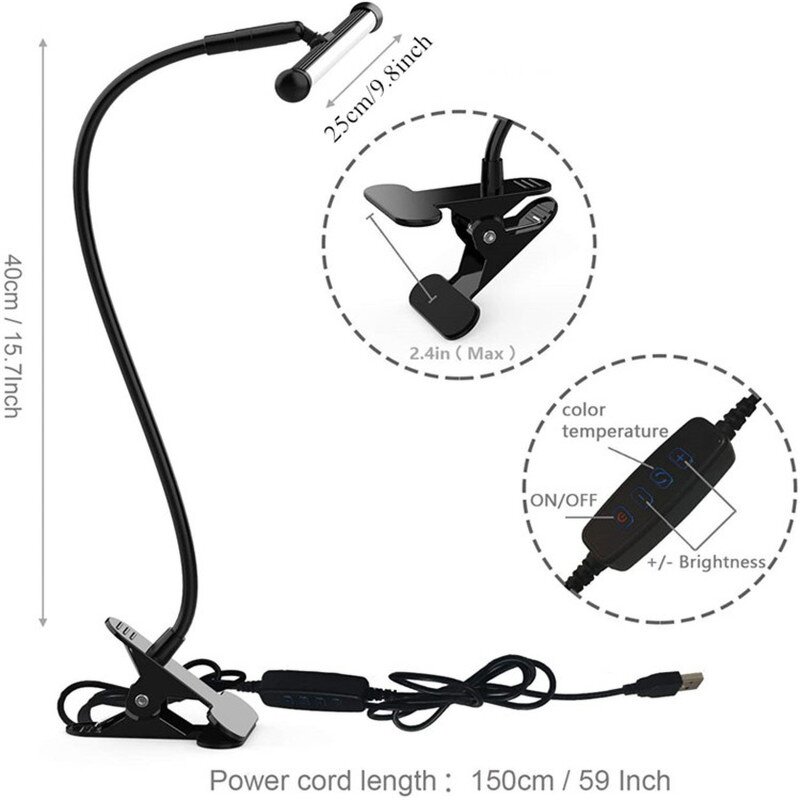 Small Desk Lamp Manufacturer - OEM Simple 3 Lighting Modes USB