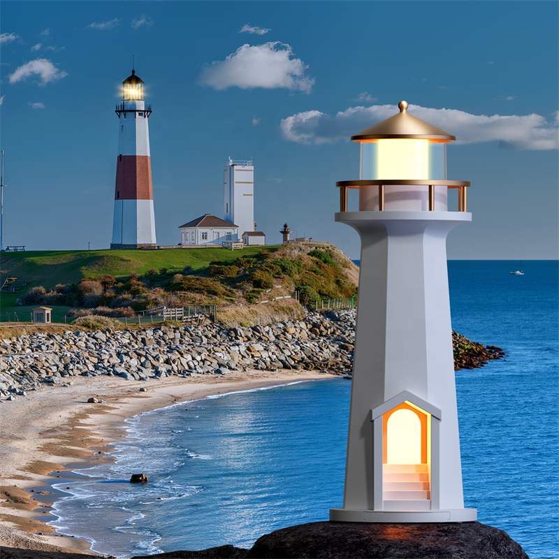 Lighthouse Table Lamp Supplier - OEM Bedroom Creative Rechargeable 8 Color