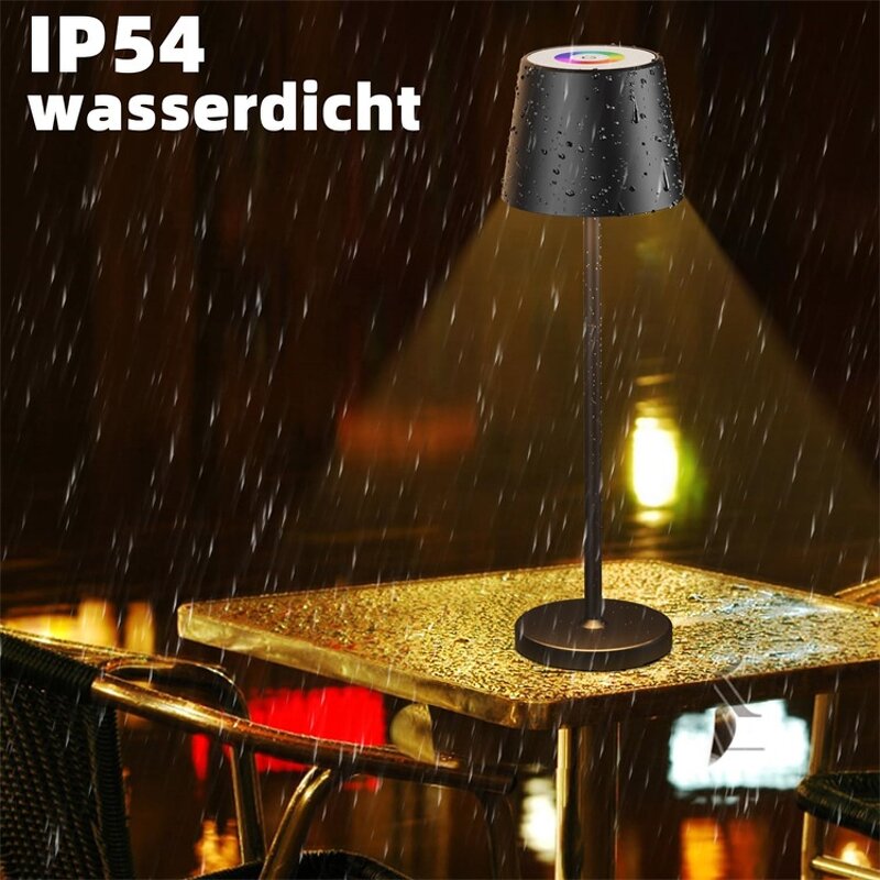 Aluminium Table Lamp Supplier - OEM 3W Luxury Warm Light RGB USB