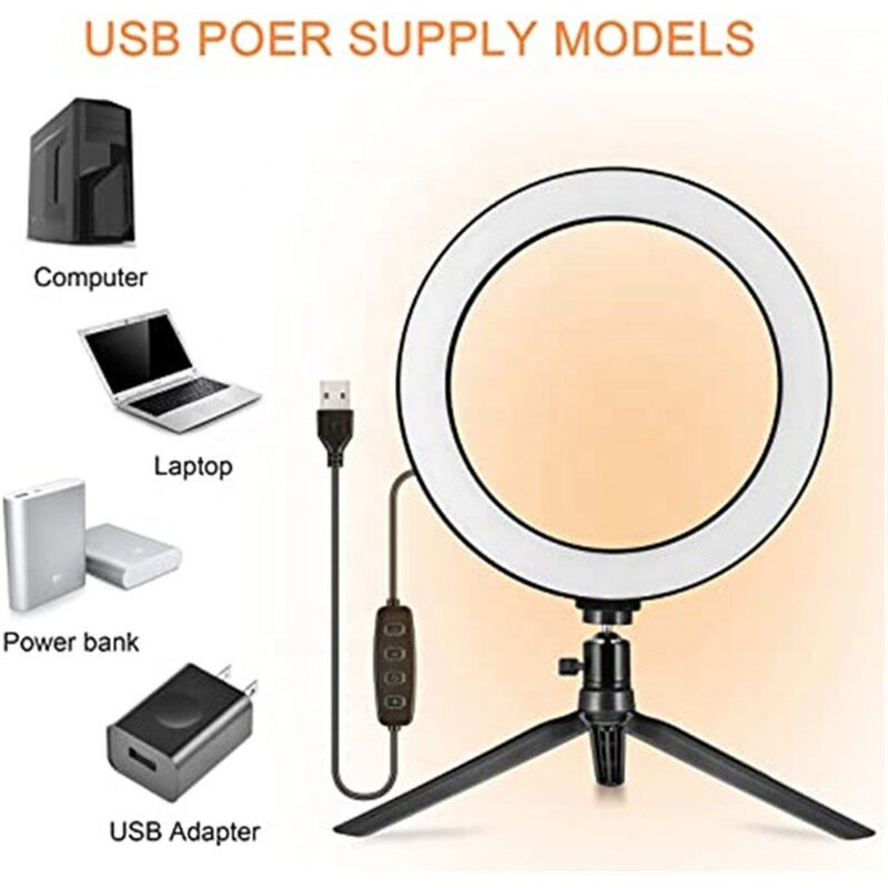Ring Light Supplier - OEM Fashion 10 Inch 12W 3 Lighting Modes