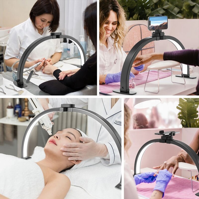Half Moon Nail Lamp Supplier - OEM Arch Led with Phone Holder