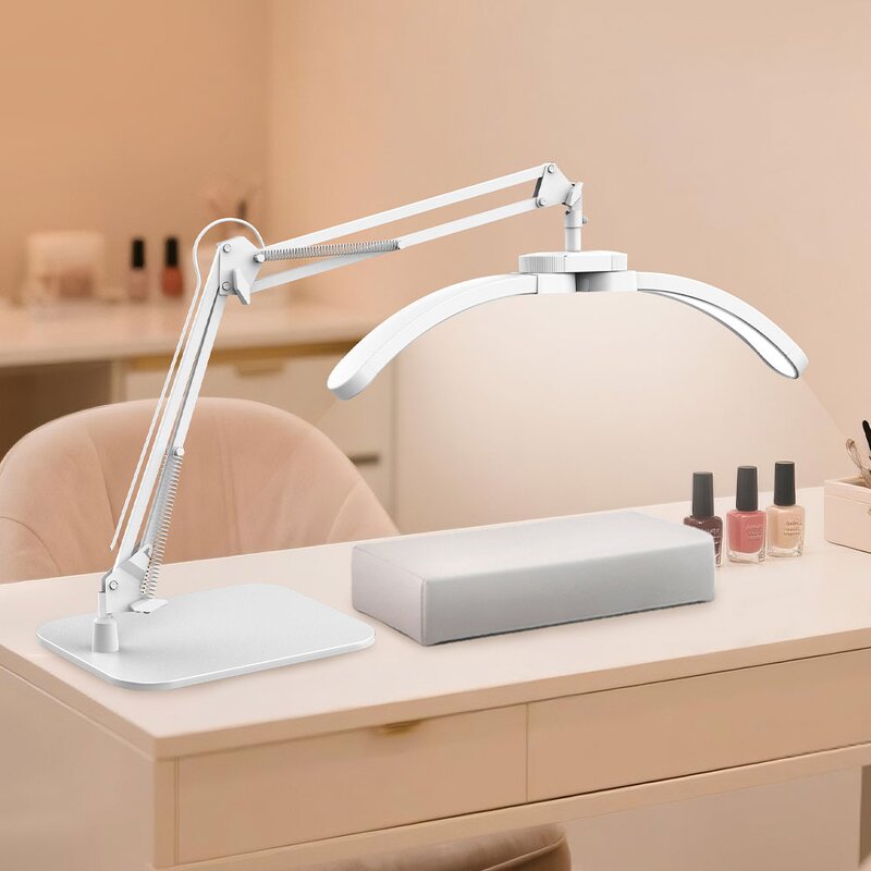 Eyelash Extension Lamp Supplier - OEM 24W Dimmable Half Moon