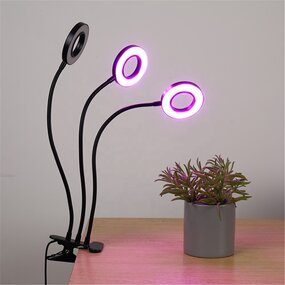 Plant Grow Light Factory - OEM 27W Flexible Arm 3 Heads Timing