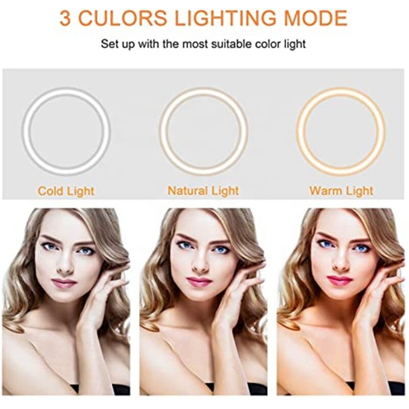 Selfie Fill Light Manufacturer - OEM 10 Inch Desk Lamp 3 Modes 10 Brightness