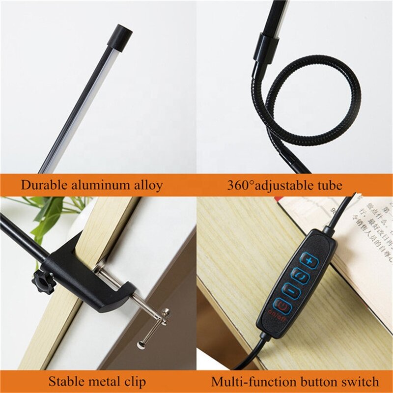 Clip-on Desk Lamp Manufacturer - OEM Modern Simple 3 Color Temperature