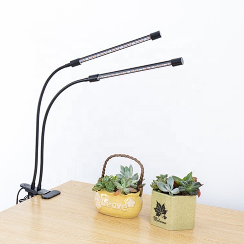 Foldable Led Plant Light Factory - OEM 20W Dual Heads Full Spectrum