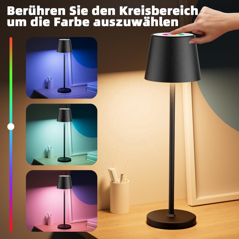 Cordless Table Lamp Factory - OEM Modern Rechargeable Touch Control