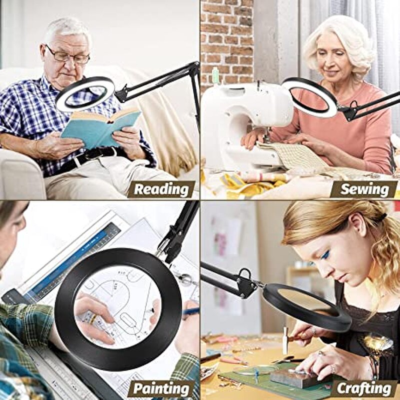Magnification Desk Lamp Manufacturer - OEM Cheap Clip-on Flexible Arm