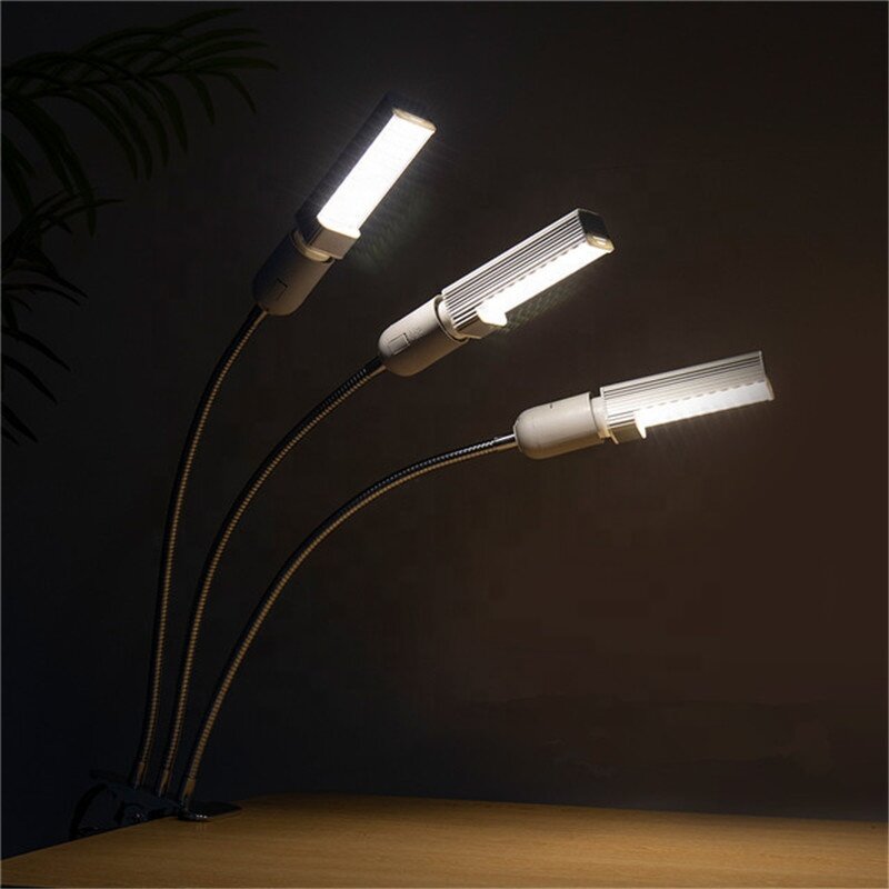 E27 LED Bulb Grow Light Manufacturer - OEM Modern 3 Heads Full Spectrum
