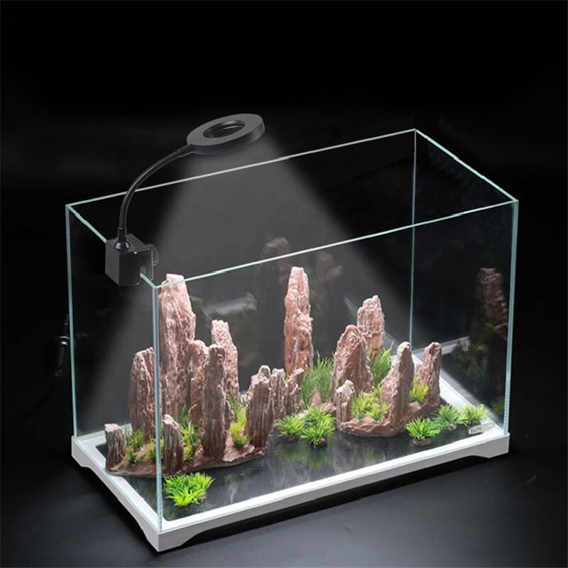 Led Aquarium Light Supplier - OEM Cheap Clip on Blue White Mini