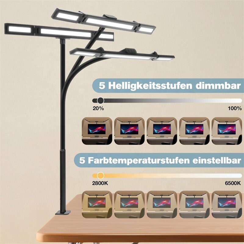 Flexible Desk Lamp Supplier - OEM Modern Remote Control 5 Modes